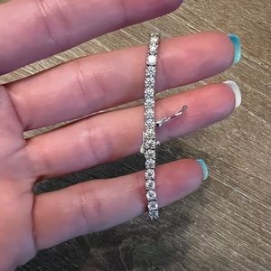 VVS Moissanite 3mm Tennis Bracelet, on 925 silver